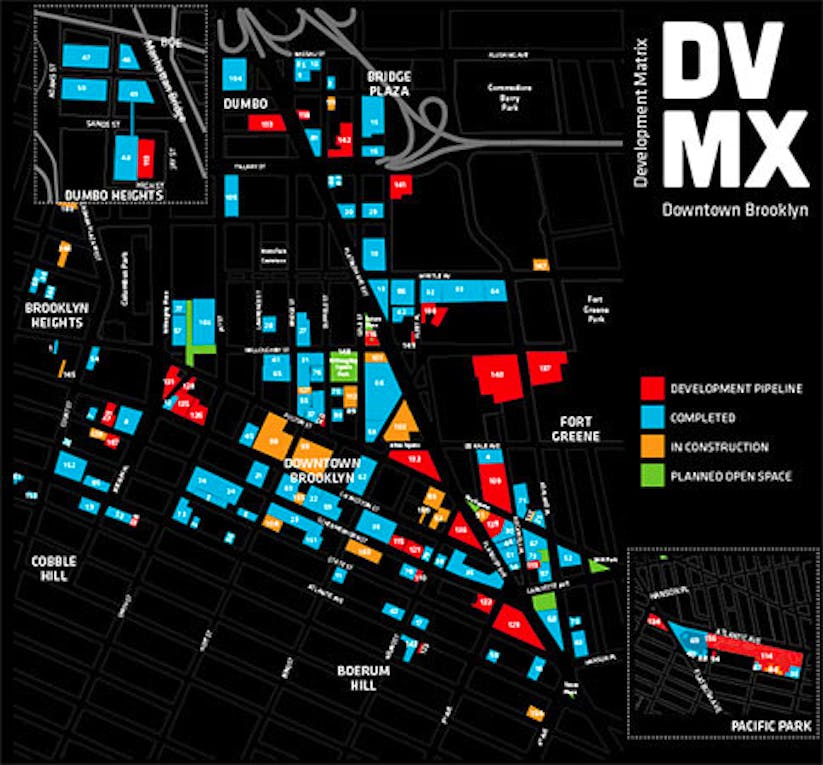 Downtown Brooklyn Development Matrix Downtown Brooklyn